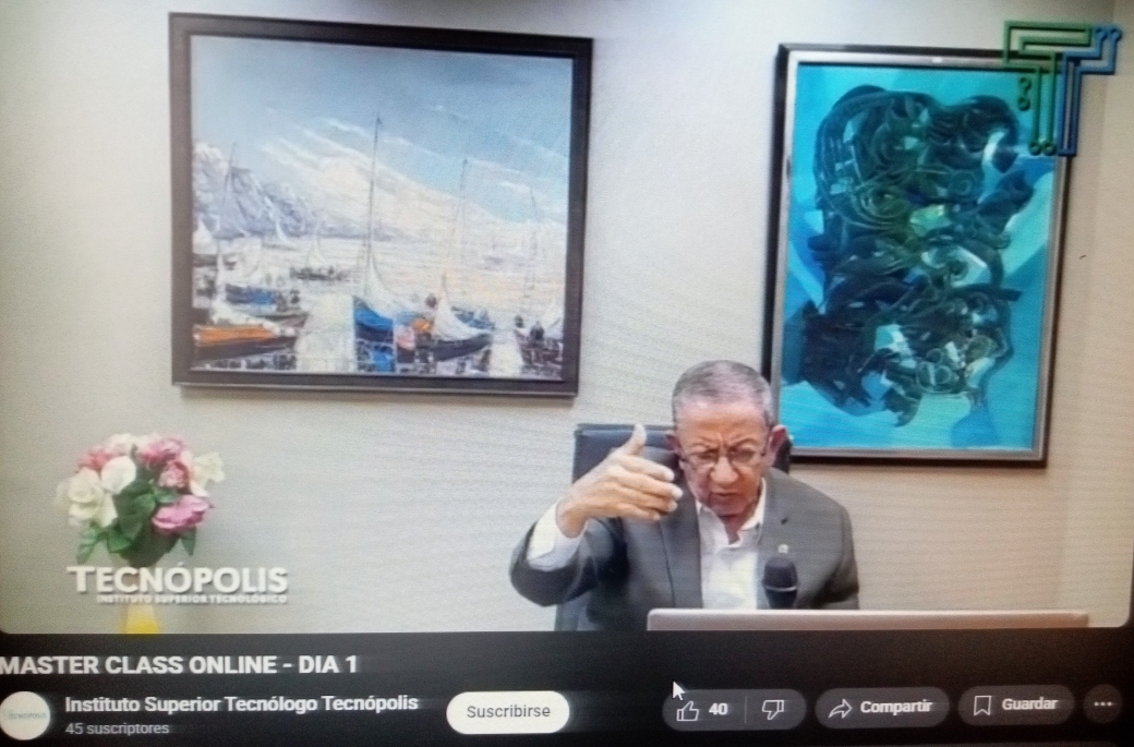 Éxito en el primer día de MasterClass que realiza  el Instituto Superior Tecnológico Tecnópolis